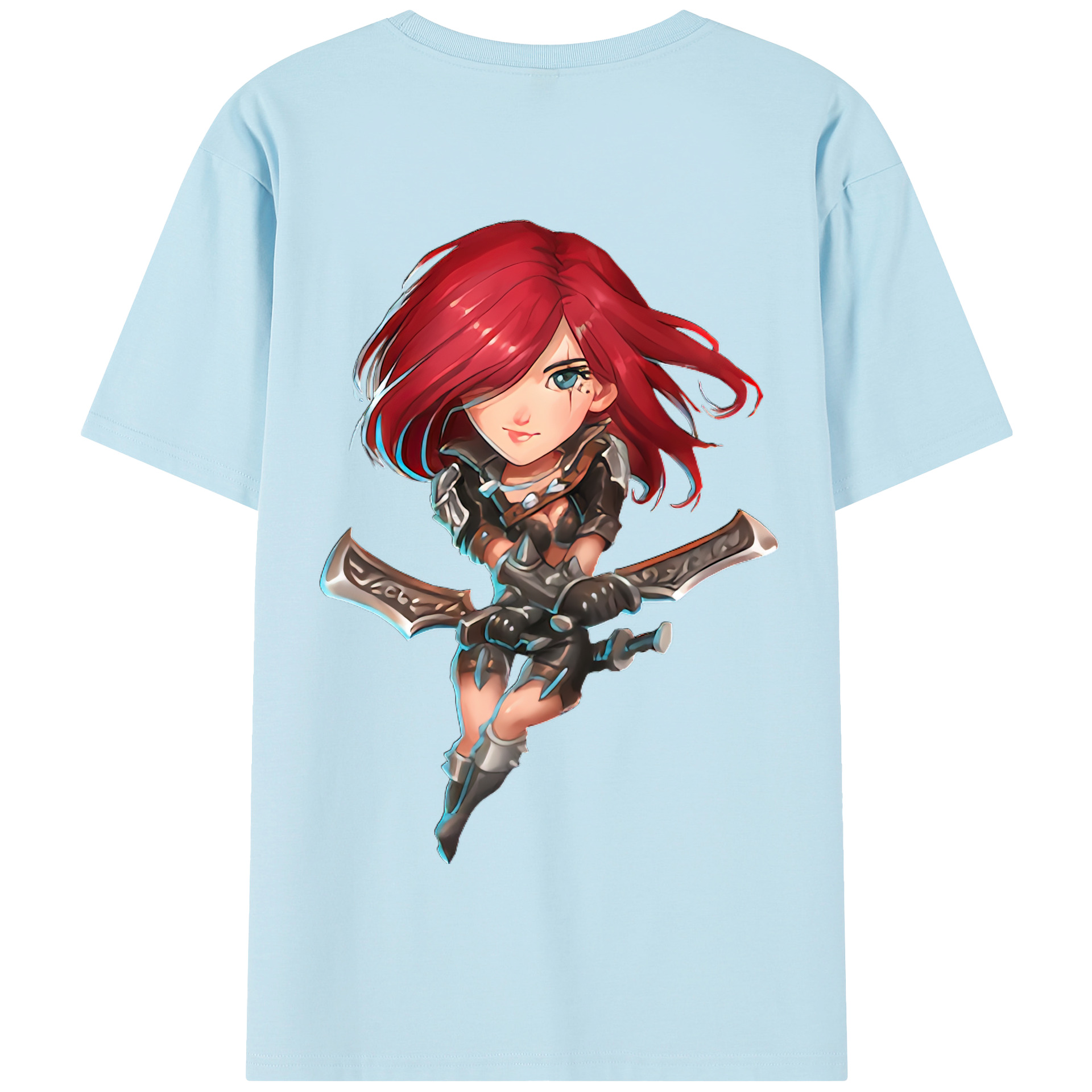 リーグ・オブ・レジェンド League of Legends LOL 綿100％半袖Tシャツ（背面プリント）